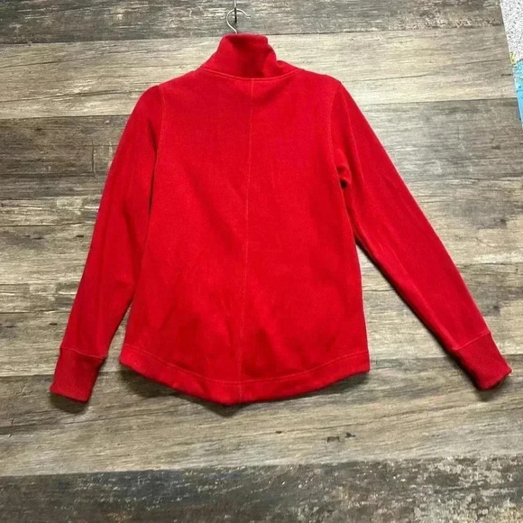 Athleta Red Cow Turtlenecks Sweatshirt Size XS - Picture 2 of 6